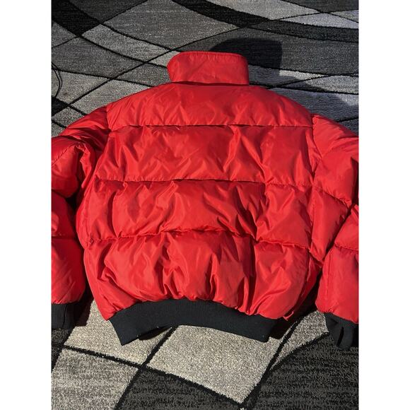 Vintage Columbia Puffer Down Jacket Size Medium Reversible Full Zip 90s - Picture 5 of 5
